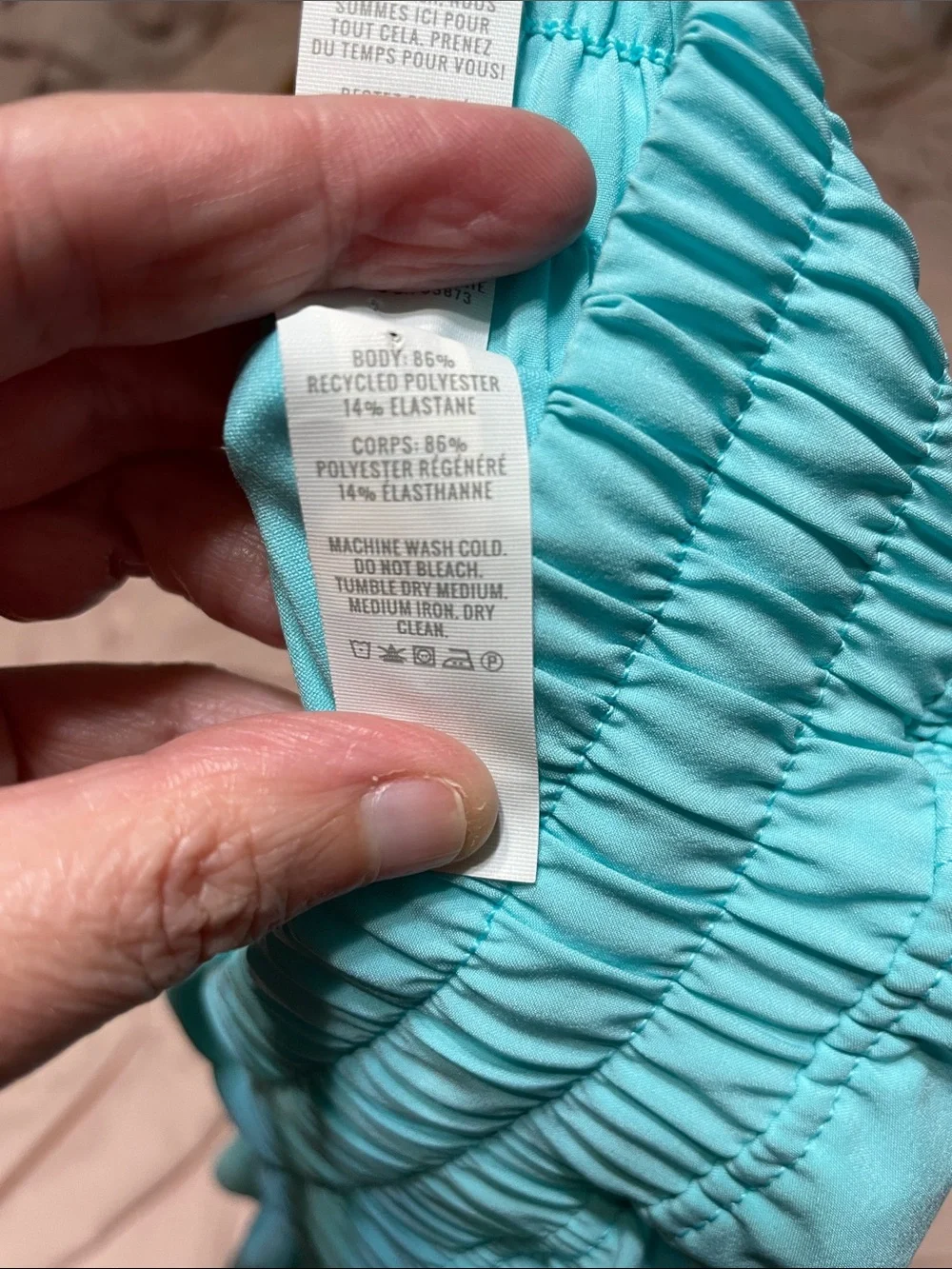 OFFLINE By Aerie Running Shorts Womens Aqua Blue Flowy Dolphin Athletic Sz Small